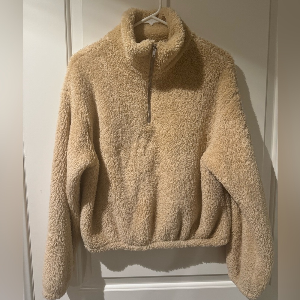 H&M Teddy Quarter Zip - Picture 3 of 4